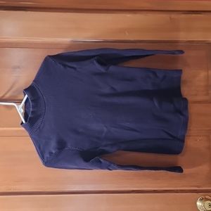 Ribbed mock turtleneck